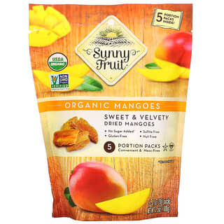 Sunny Fruit, Органическое манго, 5 порционных пакетиков по 20 г (0,7 унции)