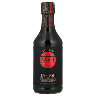 San-J, Tamari Brewed Soy Sauce, 20 fl oz (592 ml)