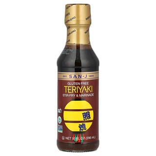 San-J, Teriyaki, Stir-Fry & Marinade, Gluten Free, 10 fl oz (296 ml)