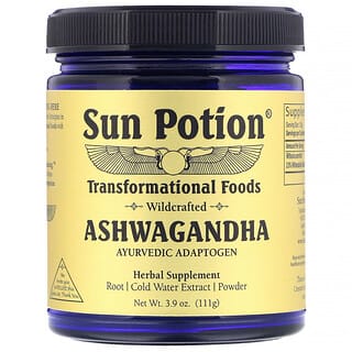 Sun Potion, Ашваганда, порошок из дикорастущего растения, 111 г