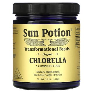 Sun Potion, Poudre de chlorelle biologique, 111 g