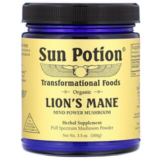 Sun Potion, Melena de león orgánico, 100 g (3,5 oz)