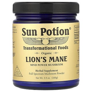 Sun Potion, Organic Lion's Mane, 3.5 oz (100 g)