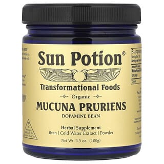 Sun Potion, Organic Mucuna Pruriens Powder, 3.5 oz (100 g)