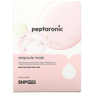 SNP, Peptaronic, Máscara de Beleza em Ampola, 10 Folhas, 25 ml (0,84 fl oz) Cada