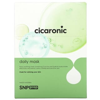 SNP, Cicaronic, Masque de beauté quotidien, 10 feuilles, 20 ml chacune
