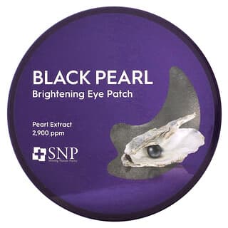 SNP, Black Pearl, Parche iluminador para los ojos, 60 parches, 1,25 g (0,04 oz) cada uno