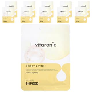 SNP, Vitaronic, Ampoule Beauty Sheet Mask, 10 Sheets, 0.84 fl oz (25 ml) Each