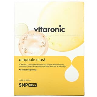SNP, Vitaronic, Masque de beauté en ampoule, 10 feuilles, 25 ml chacune