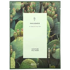SNP, Halloasis，Moisture Hill 美容面膜，10 片，每片 0.84 液量盎司（25 毫升）