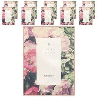 SNP, Halloasis, Brightening Hill Beauty Sheet Mask, 10 Sheets, 0.84 fl oz (25 ml) Each