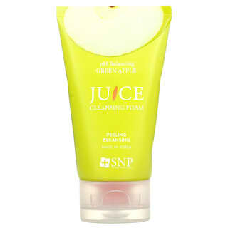SNP, Juice Cleansing Foam, Green Apple, 3.38 fl oz (100 ml)