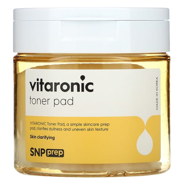 SNP, Vitaronic（バイタロニック）化粧水パッド、60枚