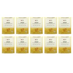 SNP, Gold Collagen Ampoule Beauty Mask, 10 Sheets, 0.84 fl oz (25 ml) Each