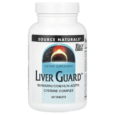Source Naturals, Liver Aid™, Silymarin, CoQ10, N-Acetyl Cysteine ​​Complex, 60 Tablets