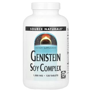 Source Naturals, Genistein Soy Complex, 1000 mg, 120 tabletek