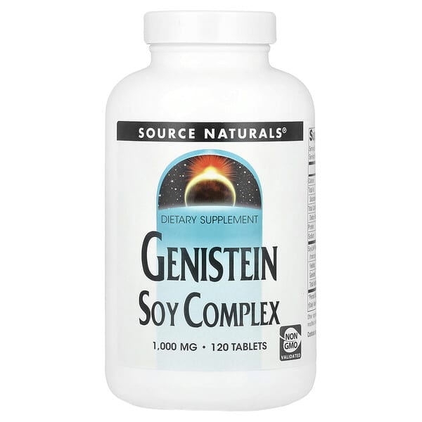 Source Naturals, Complejo de soya y genisteína, 120 comprimidos