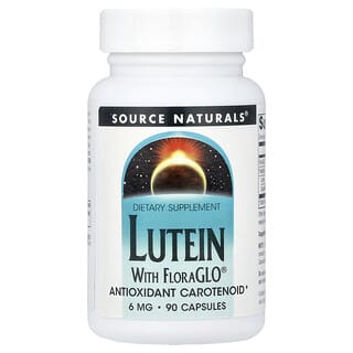 Source Naturals, Lutein, 90 kapslí