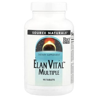 Source Naturals, Elan Vital ™ Multiple, 90 таблеток