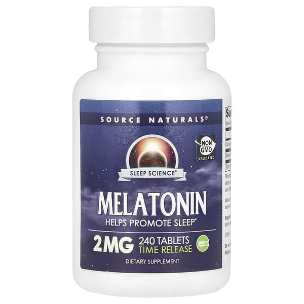 Melatonin, Time Release, 2 mg, 240 Tablets