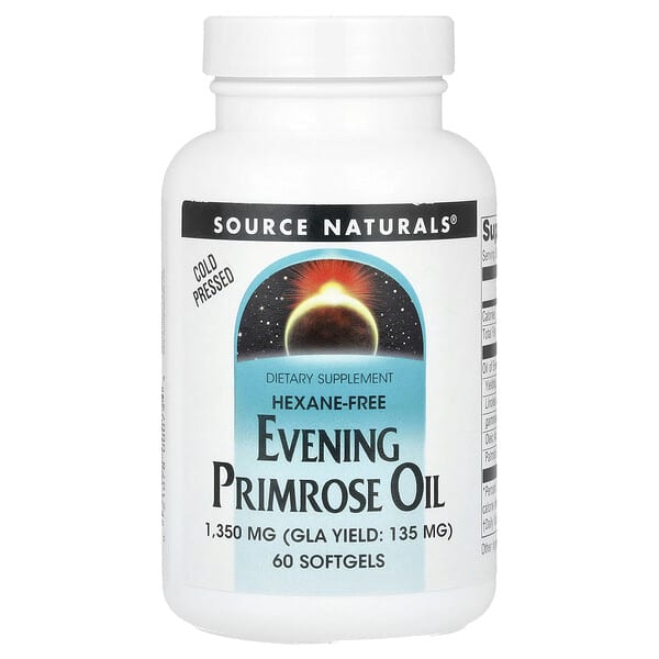Evening Primrose Oil, 1,350 mg, 60 Softgels