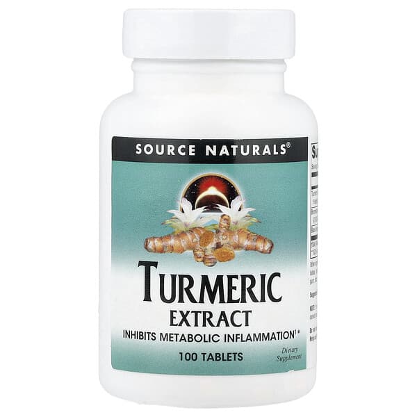 Turmeric Extract, 100 Tablets
