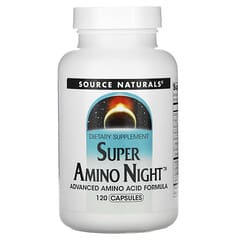 Source Naturals, Super Amino Night, 120 Gélules