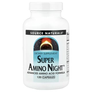 Source Naturals, Super Amino Night, 120 капсул