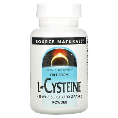 Source Naturals, L-Cysteine, Free Foam Powder, 3.53 oz (100 g)