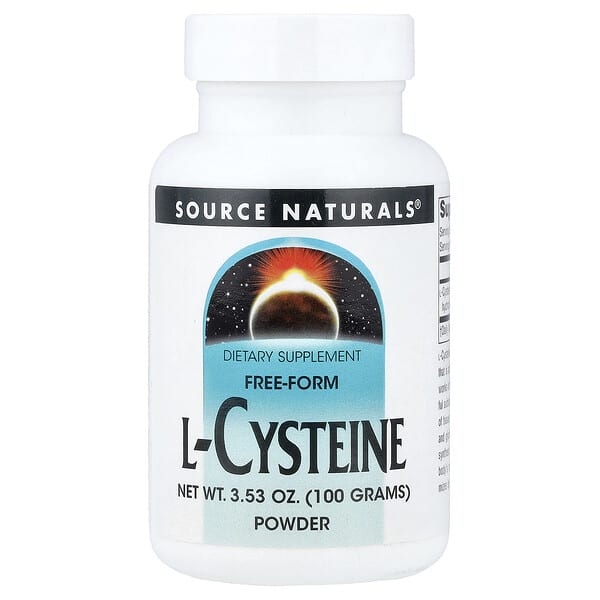 Source Naturals, L-Sistein Tozu, Serbest Form, 100 g (3,53 ons)