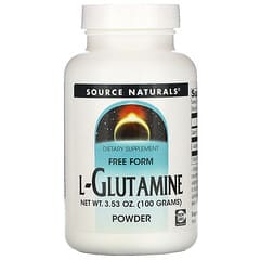 Source Naturals, L-Glutamina, polvo sin forma, 100 g (3,53 oz)