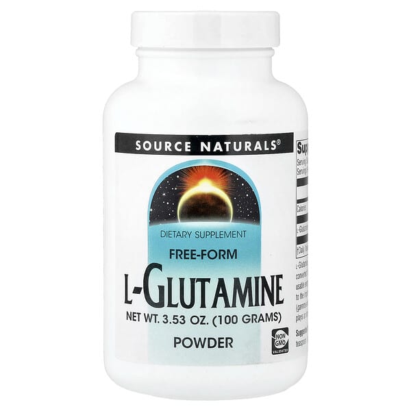 Source Naturals, L-穀氨醯胺粉，3.53 盎司（100 克）