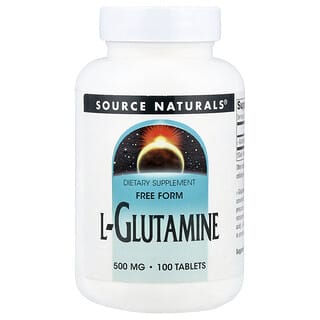 Source Naturals, L-glutamine, 500 mg, 100 comprimés
