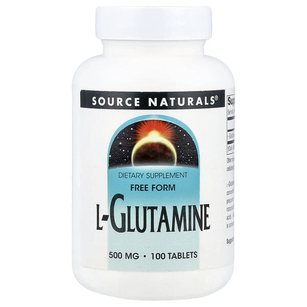 L-Glutamine, 500 mg, 100 Tablets