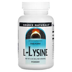 Source Naturals‏, אבקת L-ליזין, 100 גרם (3.53 אונקיות)