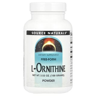 Source Naturals, L-орнитин в виде порошка, 100 г (3,53 унции)