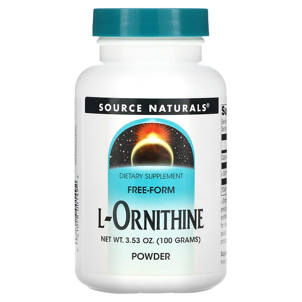 Source Naturals, L-Ornithine Powder, 3.53 oz (100 g)