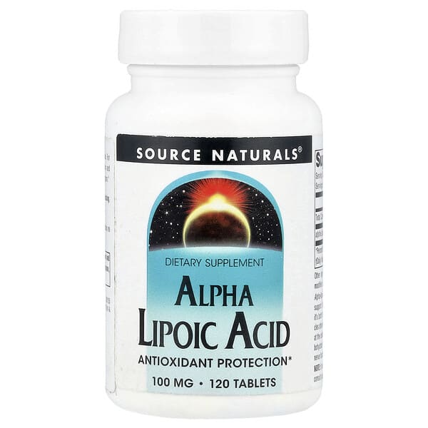 Alpha Lipoic Acid, 100 mg, 120 Tablets