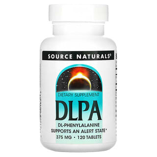 Source Naturals, DLPA, 375 mg, 120 Tabletas