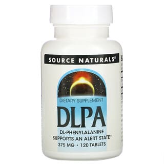 Source Naturals, DLPA, 375 mg, 120 comprimés