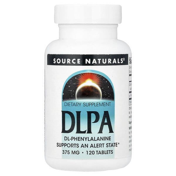 Source Naturals, DLPA, 120 tabletta