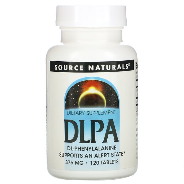 Source Naturals, DLPA, 375 mg, 120 Tabletten