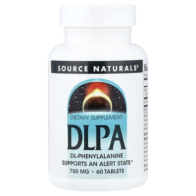 Source Naturals, DL-Phenylalanine, 750 mg, 60 Tablets