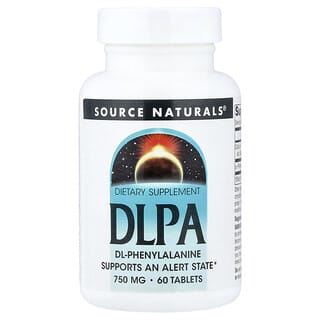 Source Naturals, DLPA, 60 Tablets