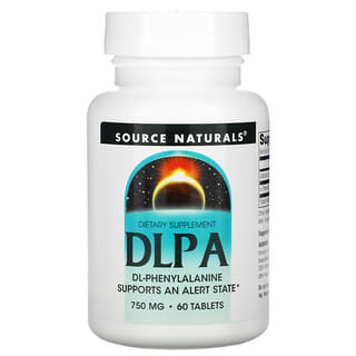 Source Naturals, DLPA, 750 mg, 60 comprimés