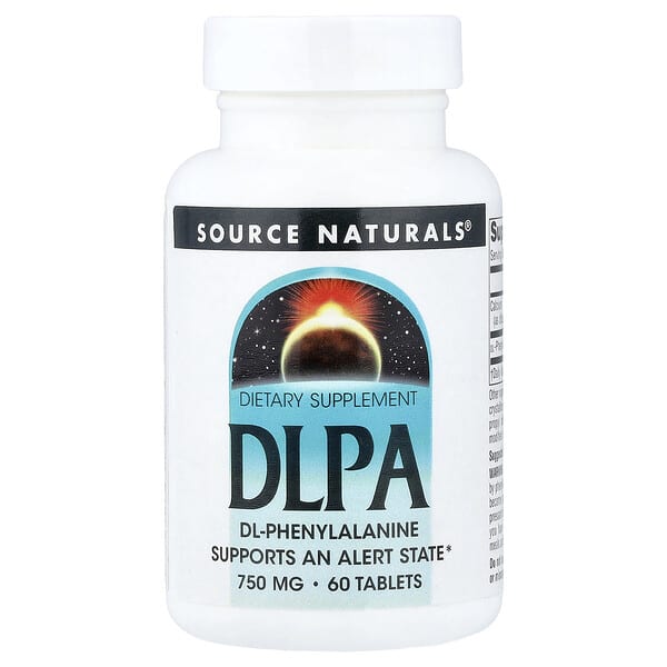 Source Naturals, DLPA, 750 mg, 60 Tablets