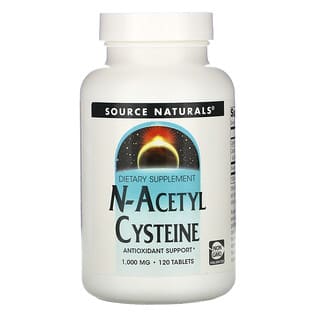 Source Naturals, N-acetilcisteína, 1000 mg, 120 comprimidos