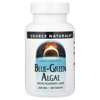 Source Naturals, Algues bleues, 500 mg, 100 comprimés