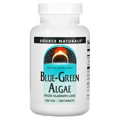 Source Naturals, Blue-Green Algae, 500 mg, 200 Tablets