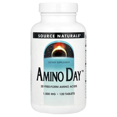 Source Naturals, Amino Day, 1,000 mg, 120 tablets